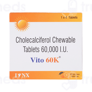 Vito 60k Orange Flavour Sugar Free Chewable Tablet 4