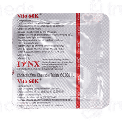 Vito 60k Orange Flavour Sugar Free Chewable Tablet 4