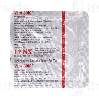Vito 60k Orange Flavour Sugar Free Chewable Tablet 4