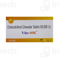 Vito 60k Orange Flavour Sugar Free Chewable Tablet 4