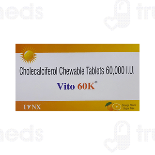 Vito 60k Orange Flavour Sugar Free Chewable Tablet 4