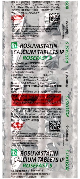 Rosefast 5 Tablet 10