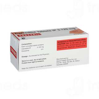 Carvaril 3.125 MG Tablet 10