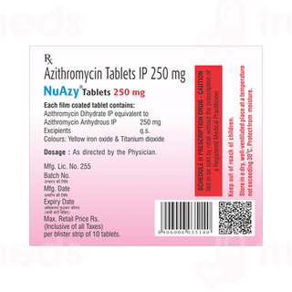 Nuazy 250mg Tablet 10