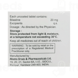 Bilasoft 20 MG Tablet 10