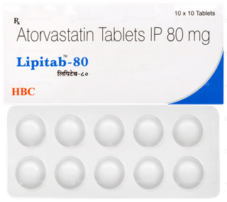 Lipitab 80 Tablet 10