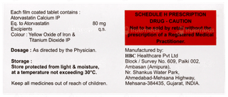 Lipitab 80 Tablet 10