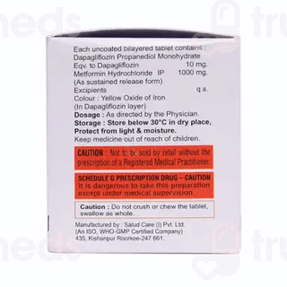 Dapcard M 10/1000 Tablet 10
