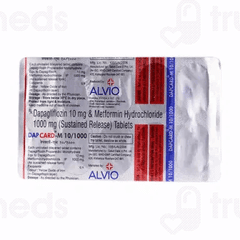 Dapcard M 10/1000 Tablet 10 Dapcard M 10/1000 Tablet 10
