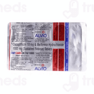 Dapcard M 10/1000 Tablet 10