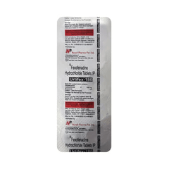 Urtifex 180 MG Tablet 10 Urtifex 180 MG Tablet 10