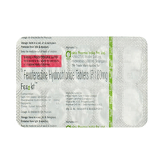 Fexakt 180 MG Tablet 10 Fexakt 180 MG Tablet 10