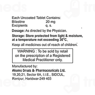 Bilkwik 20 MG Tablet 10