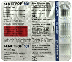 Almetfor 500 Tablet 15 Almetfor 500 Tablet 15