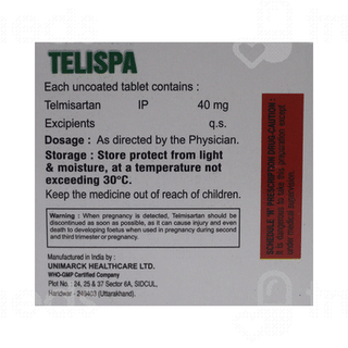 Telispa 40 MG Tablet 10
