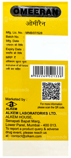 Omeeran Mango Flavour Syrup 100ml