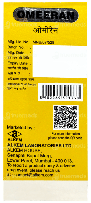 Omeeran Mango Flavour Syrup 100ml