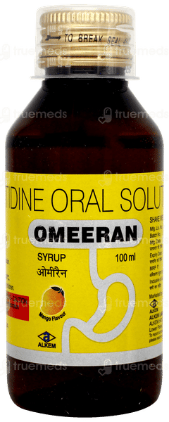 Omeeran Mango Flavour Syrup 100ml
