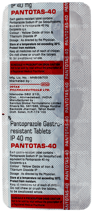 Pantotas 40 Tablet 10