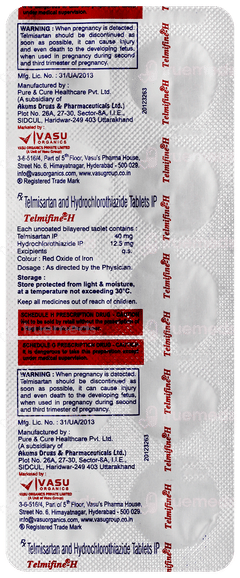 Telmifine H Tablet 10 Telmifine H Tablet 10