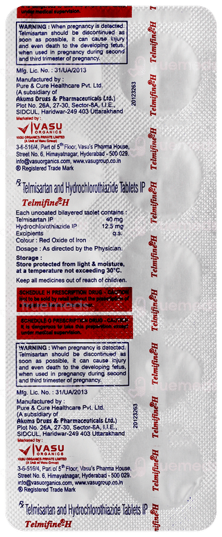 Telmifine H Tablet 10