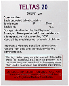 Teltas 20 MG Tablet 15 Teltas 20 MG Tablet 15