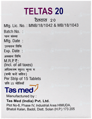 Teltas 20 MG Tablet 15