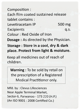 Levpra 500 Sr Tablet 10