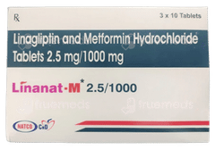 Linanat M 2.5/1000 Tablet 10