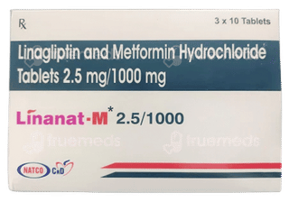 Linanat M 2.5/1000 Tablet 10