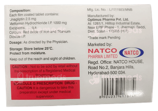 Linanat M 2.5/1000 Tablet 10