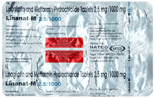Linanat M 2.5/1000 Tablet 10