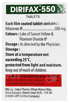 Dirifax 550 MG Tablet 10