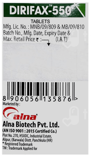 Dirifax 550 MG Tablet 10