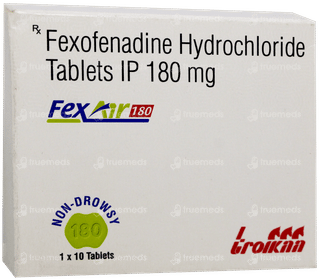 Fexair 180 Mg Tablet 10