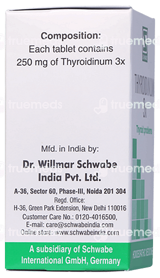 Dr Willmar Thyroidinum 3x Tablet 20gm