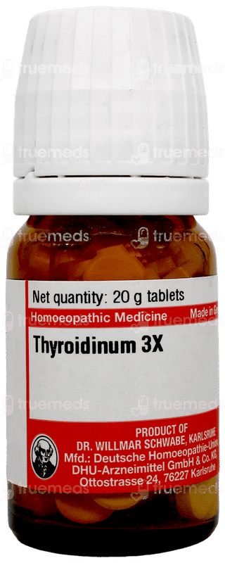 Dr Willmar Thyroidinum 3X Tablet 20Gm