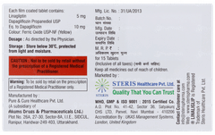 Linaliglip Dapa Tablet 15