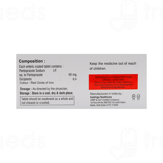 Pantiz 40 MG Tablet 10