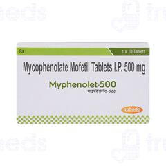Myphenolet 500 MG Tablet 10 Myphenolet 500 MG Tablet 10