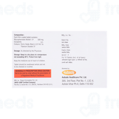 Myphenolet 500 MG Tablet 10 Myphenolet 500 MG Tablet 10