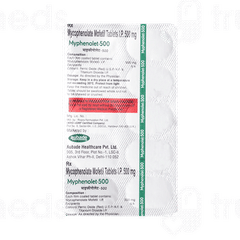 Myphenolet 500 MG Tablet 10 Myphenolet 500 MG Tablet 10