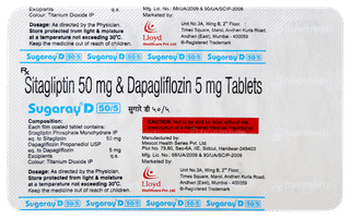 Sugaray D 50/5 Tablet 15