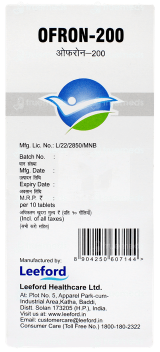 Ofron 200 MG Tablet 10
