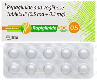 Rapiglinide Vog 0.5/0.3 MG Tablet 10