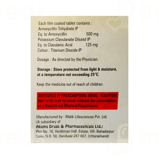 Nourclav 625 MG Tablet 10