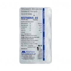 Restnerve D3 Tablet 10