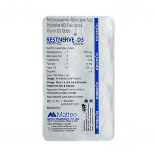 Restnerve D3 Tablet 10