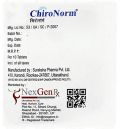 Chironorm Tablet 10
