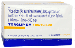 Torglip Dm 100/10/500 Tablet 10